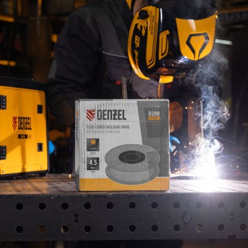 Порошковая проволока Е71TGS, диам. 1 мм, 4,5 кг, диам. катушки D200 Denzel-Tehinstrument