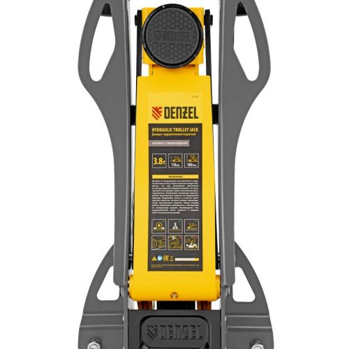 Домкрат гидравлический подкатной, 3,8 т, 110-580 мм, быстрый подъем, низкий подхват, проф. Denzel-Tehinstrument