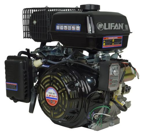 Двигатель Lifan 192F-2D, вал ?25мм, катушка 11 Ампер-Tehinstrument