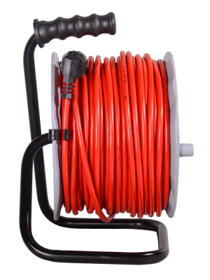 Удлинитель силовой на катушке Ресанта СУ-3х1,5-50/2 (с выкл., 4 розетки)-Tehinstrument