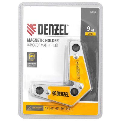Фиксатор магнитный для сварочных работ усилие 25 LB, 30х45х60х75х90х135 град. Denzel-Tehinstrument