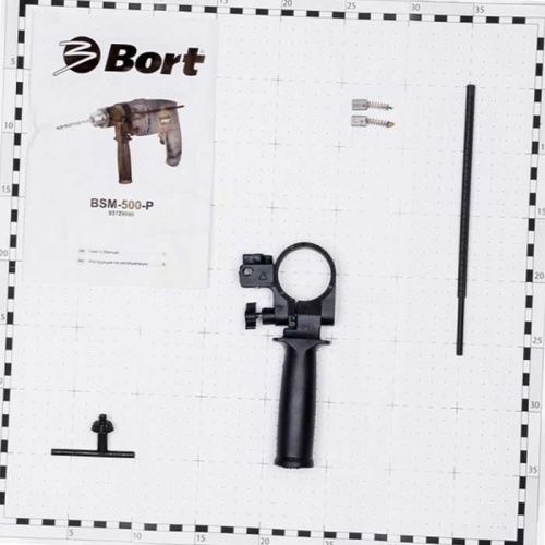 Электрическая ударная дрель Bort BSM-500-P (дрель Борт 500р), 93729080-Tehinstrument