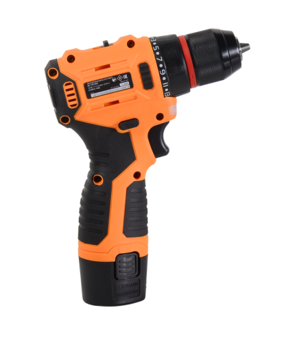 Дрель-шуруповерт аккумуляторная Вихрь ДА-12Л-2К/Б (бесщеточный двигатель)-Tehinstrument