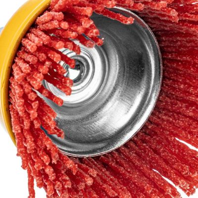 Щетка для дрели, 65 мм, Чашка, со шпилькой, нейлоновая щетина Denzel-Tehinstrument