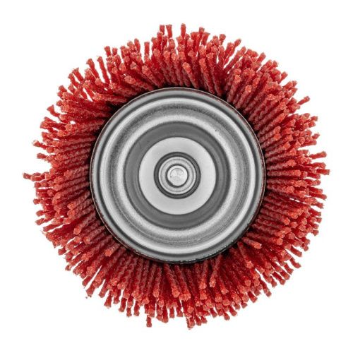 Щетка для дрели, 75 мм, Чашка, со шпилькой, нейлоновая щетина Denzel-Tehinstrument