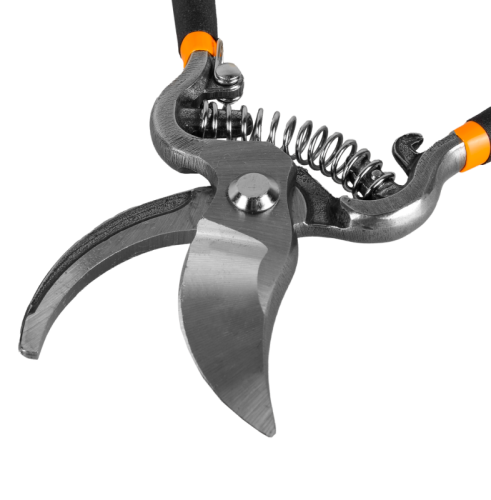 Секатор ВИХРЬ 200мм (возвратная пружина, обрезиненные рукоятки)-Tehinstrument