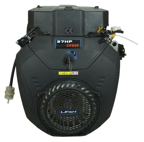 Двигатель Lifan LF2V90F ECC, вал 28,575мм, катушка 20А датчик давл./м-Tehinstrument