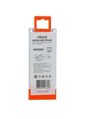 Фреза фигурная с подшипником dxhxl 35x40x89 мм, хв.12  Sturm-Tehinstrument
