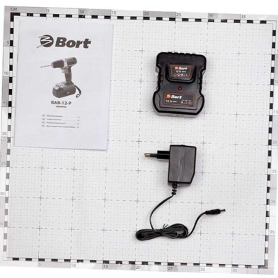 Аккумуляторный шуруповерт Bort BAB-12-P (дрель-шуруповерт Борт 12), 98299953-Tehinstrument