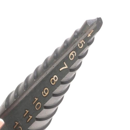 Сверло по металлу ступенчатое (4х12 мм, шаг 1 мм), PATRIOT-Tehinstrument