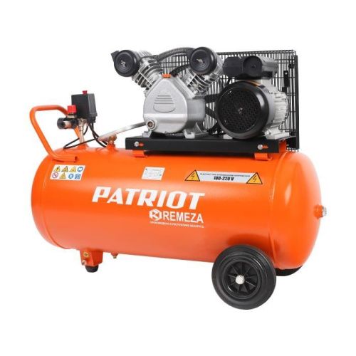 Компрессор поршневой ременной Patriot Remeza СБ4/С-100 LB-Tehinstrument