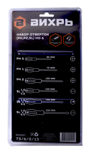 Набор отверток ВИХРЬ НО 6-Tehinstrument