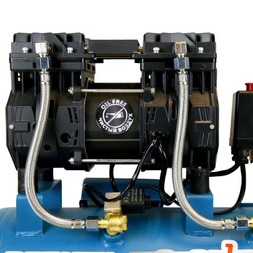 Компрессор безмасляный AC93224OL  Sturm 1,5кВт, 240 л/мин,ресивер 24л., бесшумный, "профи"-Tehinstrument