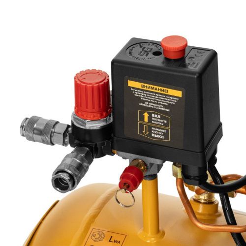 Компрессор воздушный, прямой привод DC1500/50, 1.5 кВт, 50 литров, 220 л/мин Denzel-Tehinstrument