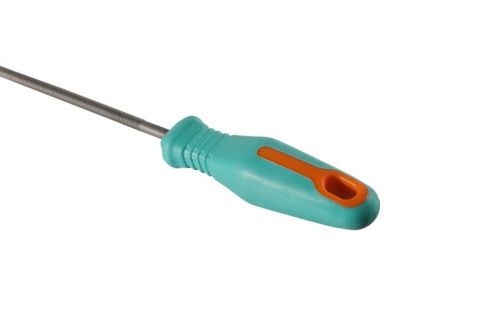 Напильник круглый 150 мм, двойная насечка, противоскользящая рукоятка  Sturm-Tehinstrument