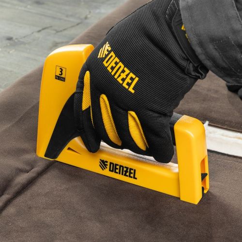 Степлер мебельный, пластиковый корпус, тип скобы: 13, 53, 300, 6-14 мм, Denzel-Tehinstrument