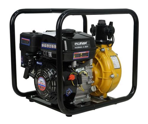 Мотопомпа Lifan 40ZB60-4,8QT (Противопожарная)-Tehinstrument