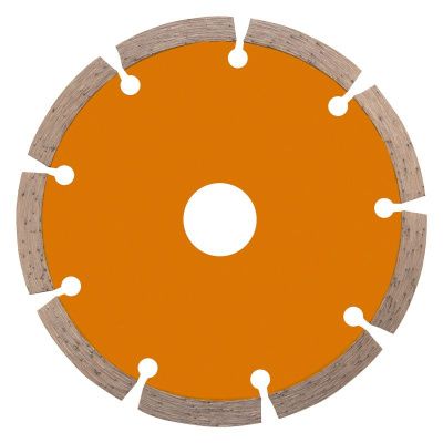 Диск алмазный, отрезной сегментный, 125 х 22.2 мм, сухая резка Denzel-Tehinstrument