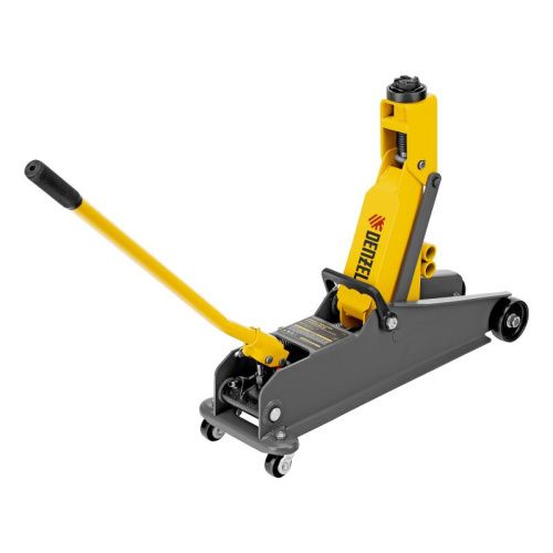 Домкрат гидравлический подкатной с фиксатором, 3 т, 150-532 мм, SUV/ Denzel-Tehinstrument