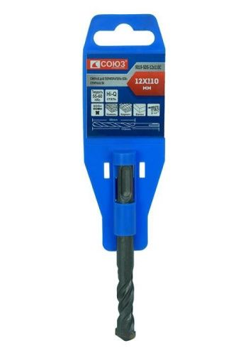 Бур SDS+ 12x110 мм с твердосплавной напайкой, СПИРАЛЬ S4 , Союз-Tehinstrument