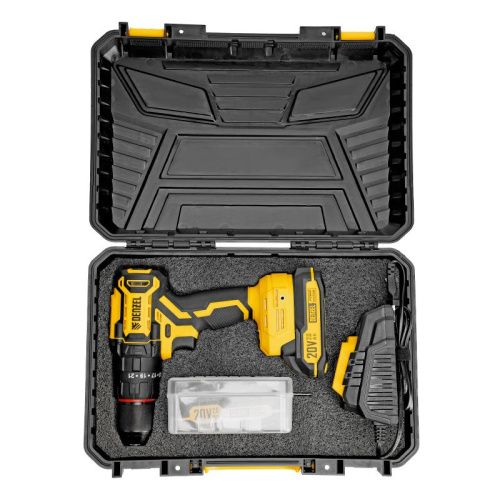 Бесщеточный аккумуляторный ударный шуруповерт Denzel CIDH-BL-20, Li-Ion, 20 В-Tehinstrument