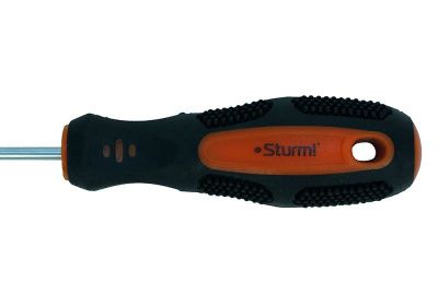 Отвертка крестовая PH0x75мм, CrV, магнитный наконечник  Sturm-Tehinstrument