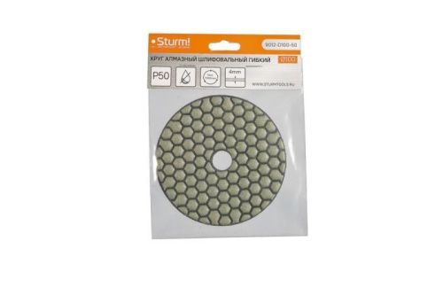 Круг шлифовальный гибкий  Sturm 9012-D100-50-Tehinstrument
