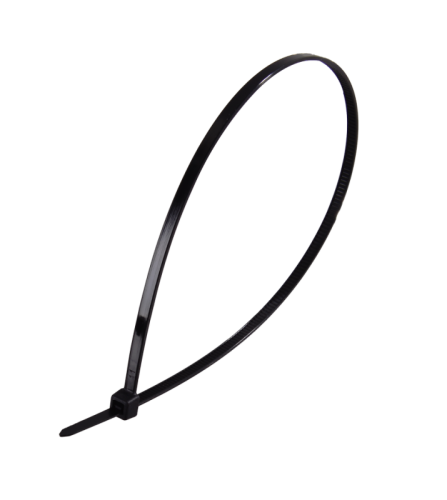 Хомуты нейлоновые (стяжки) черные 100 шт. Вихрь 3,6*300 Ч-Tehinstrument