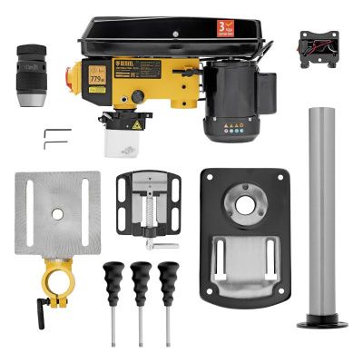 Станок сверлильный DDM-350L, 350 Вт, 13 мм, 5 ск., лазер, настольный Denzel-Tehinstrument