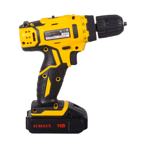 Дрель-шуруповерт Eurolux ДА-16/2Li-Tehinstrument