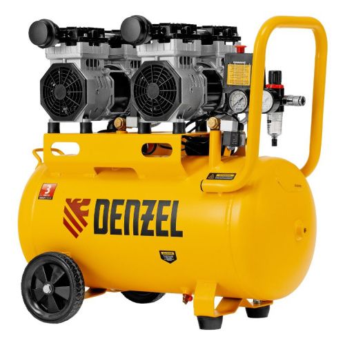 Компрессор безмасляный, малошумный Denzel DLS 1500/50-Tehinstrument