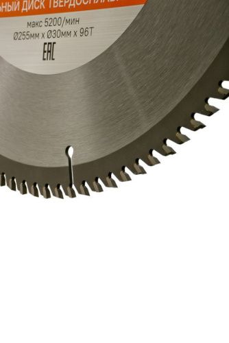 Пильный диск, размер 255x30x96 зубьев, твердосплавные напайки  Sturm-Tehinstrument