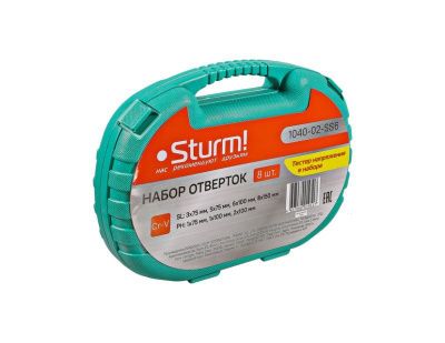 Набор отверток 8 предметов, CrV Sturm-Tehinstrument