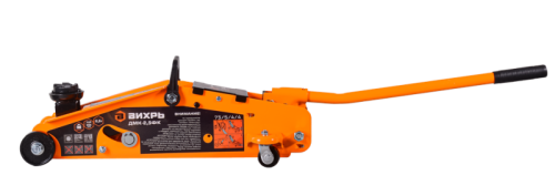 Домкрат гидравлический подкатной ДМК-2,5ФК (2,5 т, 140-390 мм, с фиксатором, в кейсе) Вихрь-Tehinstrument