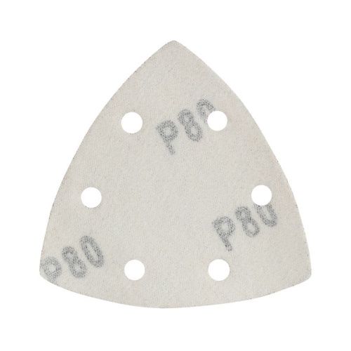 Треугольник шлифовальный на липучке (80х80х80 мм, Р80, 5 шт.), Patriot-Tehinstrument