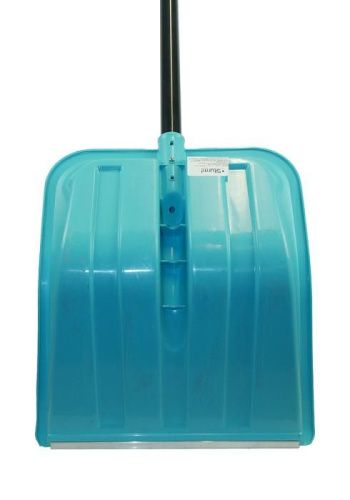 Лопата снегоуборочная 41х45 см, морозостойкий пластик, алюминевый черенок, бирюзовая  Sturm-Tehinstrument