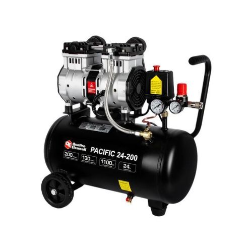 Компрессор поршневой безмасляный QUATTRO ELEMENTI PACIFIC 24-200-Tehinstrument