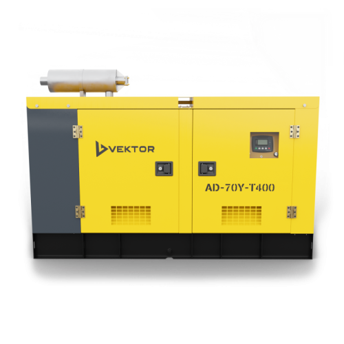 Дизельный генератор Vektor AD-70Y-T400 в шумозащитной кожухе-Tehinstrument