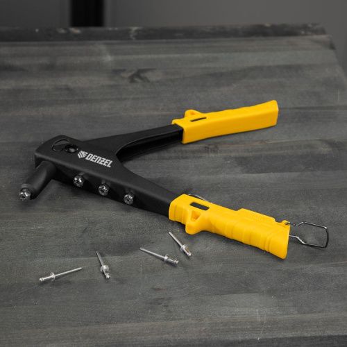 Заклепочник ручной, 255 мм, заклепки 2,4-3,2-4,0-4,8 мм Denzel-Tehinstrument