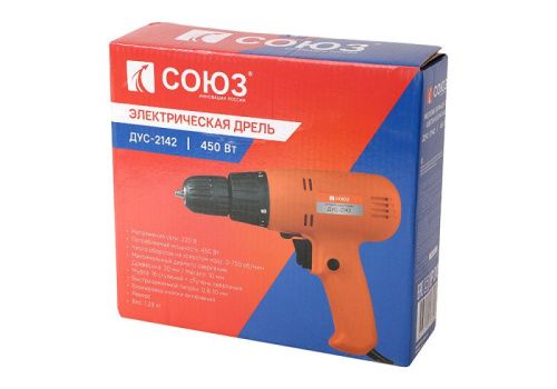 Сетевой шуруповерт СОЮЗ ДУС-2142-Tehinstrument
