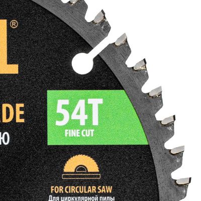 Пильный диск по алюминию ф160 х 20 мм, 54 зубьев Denzel-Tehinstrument