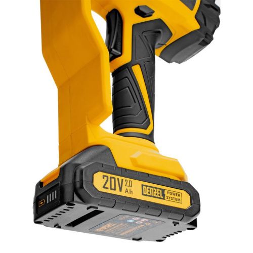 Цепная мини-пила аккумуляторная бесщет., СCS-200BL, шина 200 мм, Li-Ion, 20 В Denzel-Tehinstrument