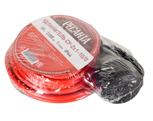 Удлинитель силовой б/катушки Ресанта СУ-2х1-10/0 (IP44)-Tehinstrument