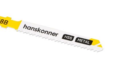 Пилки для лобзика по металлу 2шт, T118B (лист 3-5мм, проф.10-30мм) Hanskonner-Tehinstrument