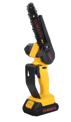 Электрическая аккумуляторная пила ELS-20-Li-2К 6+8 Eurolux (две цепи,две шины,2 АКБ и ЗУ в компл)-Tehinstrument