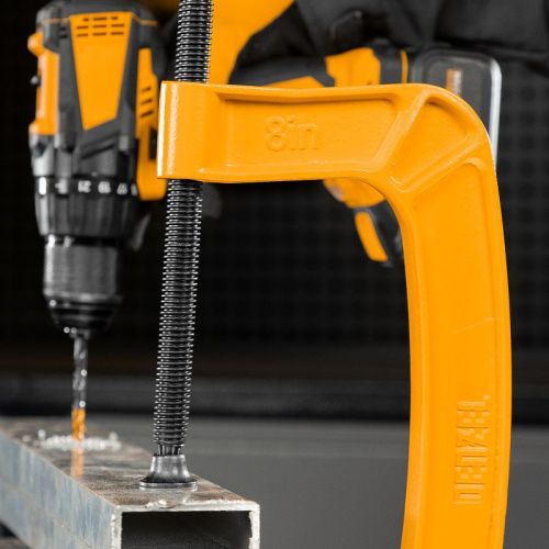 Струбцина G-образная, усиленная, 200 мм Denzel-Tehinstrument