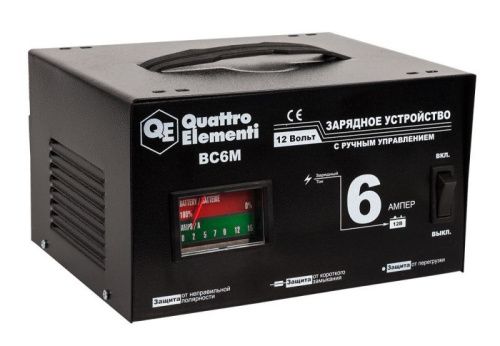 Зарядное устройство QUATTRO ELEMENTI BC  6M-Tehinstrument