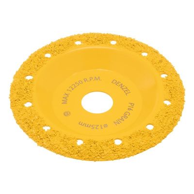 Чашка твёрдосплавная зачистная Denzel,125 мм, наклонная, среднее зерно #16-Tehinstrument