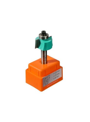 Фреза фальцевая с подшипником dxhxl 25x13x57 мм, хв.8  Sturm-Tehinstrument