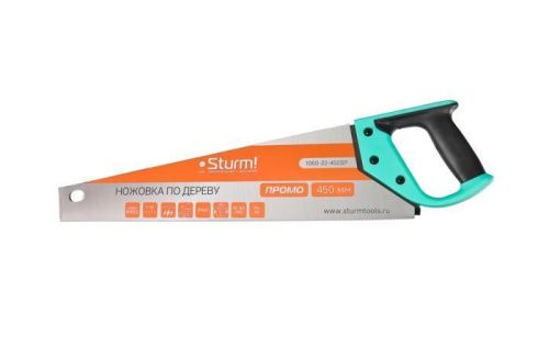 Ножовка по дереву, 450мм, 7TPI, 2D зуб,  Sturm-Tehinstrument